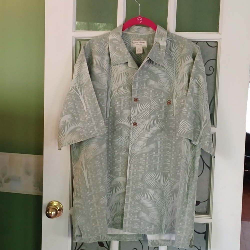 Boca Classics Island Wear XL 100 percent silk